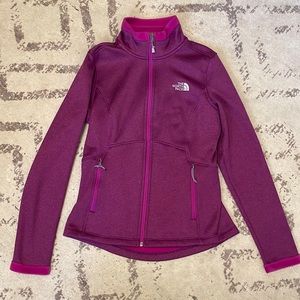 Plum North Face full zip jacket